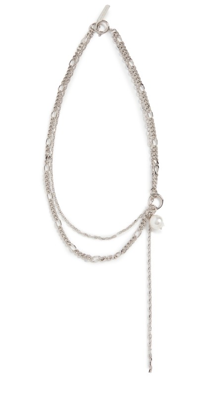 Justine Clenquet Reese Necklace Silver