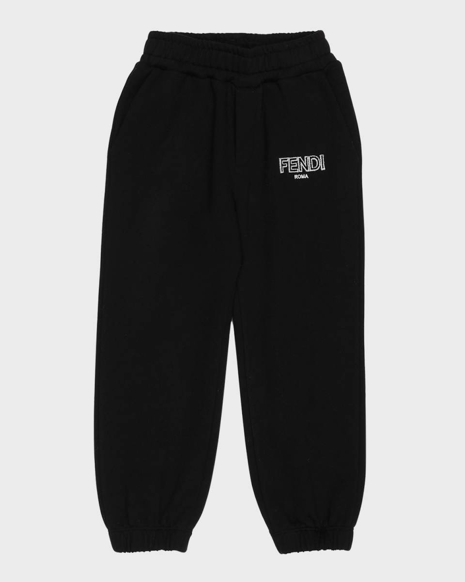 Boy's Sweatpants W/ Fuzzy Logo, Size 8-