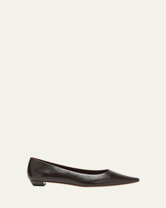 Claudette Leather Ballerina Flats