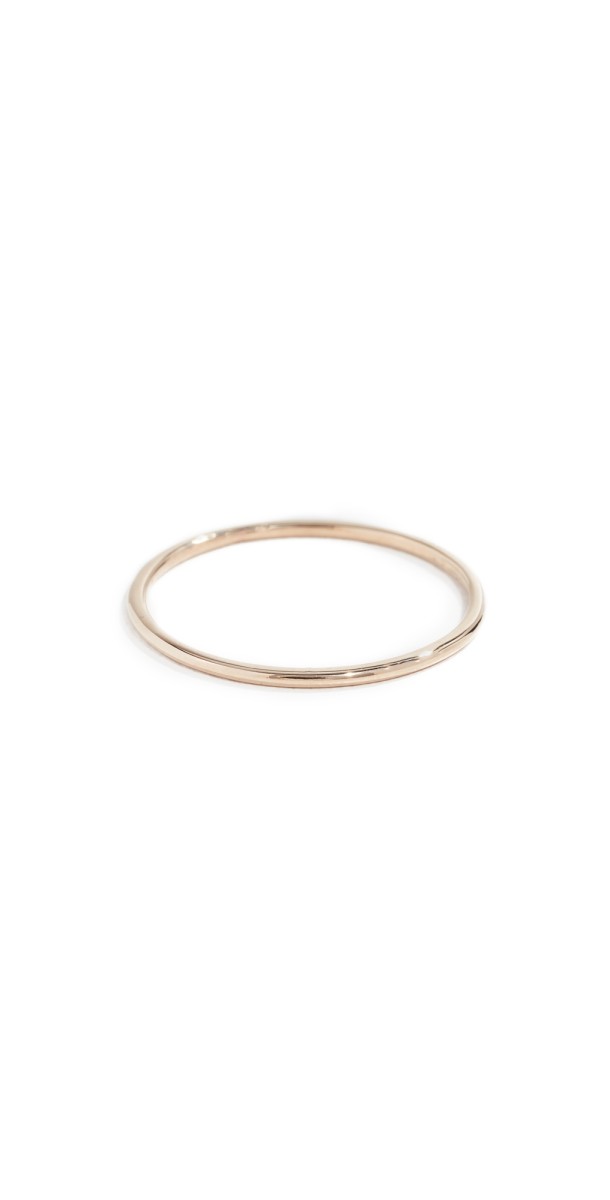 Zoe Chicco 14k Gold Thin Band Ring Yellow Gold