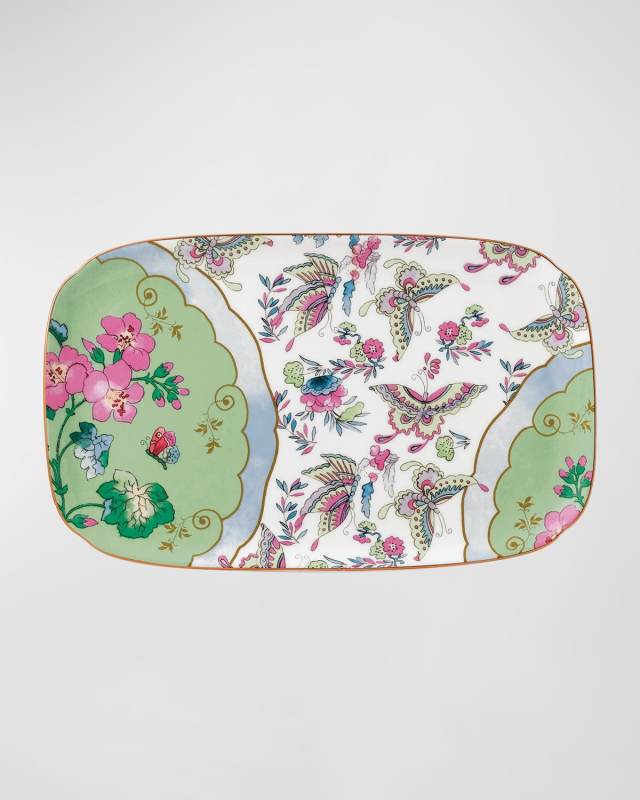 Butterfly Bloom Sandwich Tray 10X6"