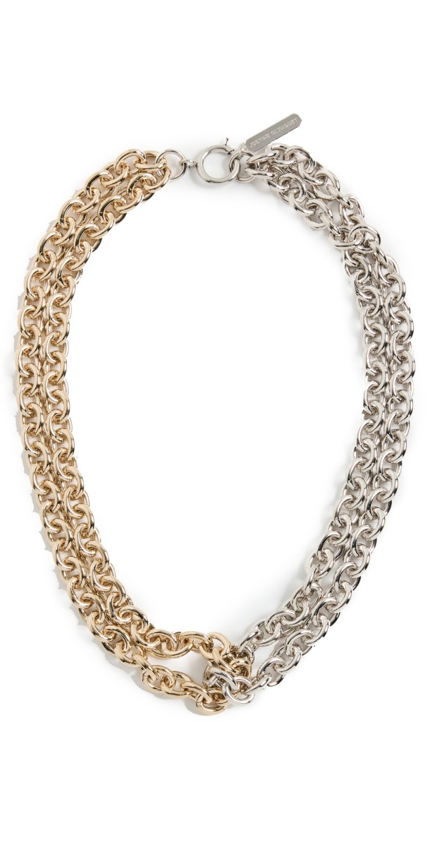 Justine Clenquet Anna Necklace Gold/Palladium