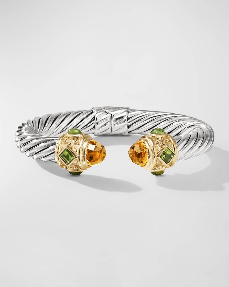 Renaissance 10mm Stone End Cap Bracelet