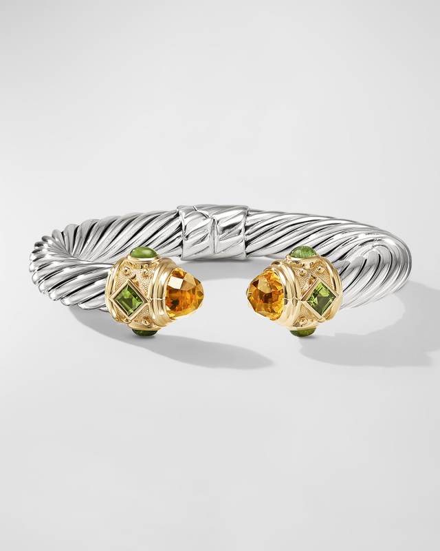Renaissance 10mm Stone End Cap Bracelet