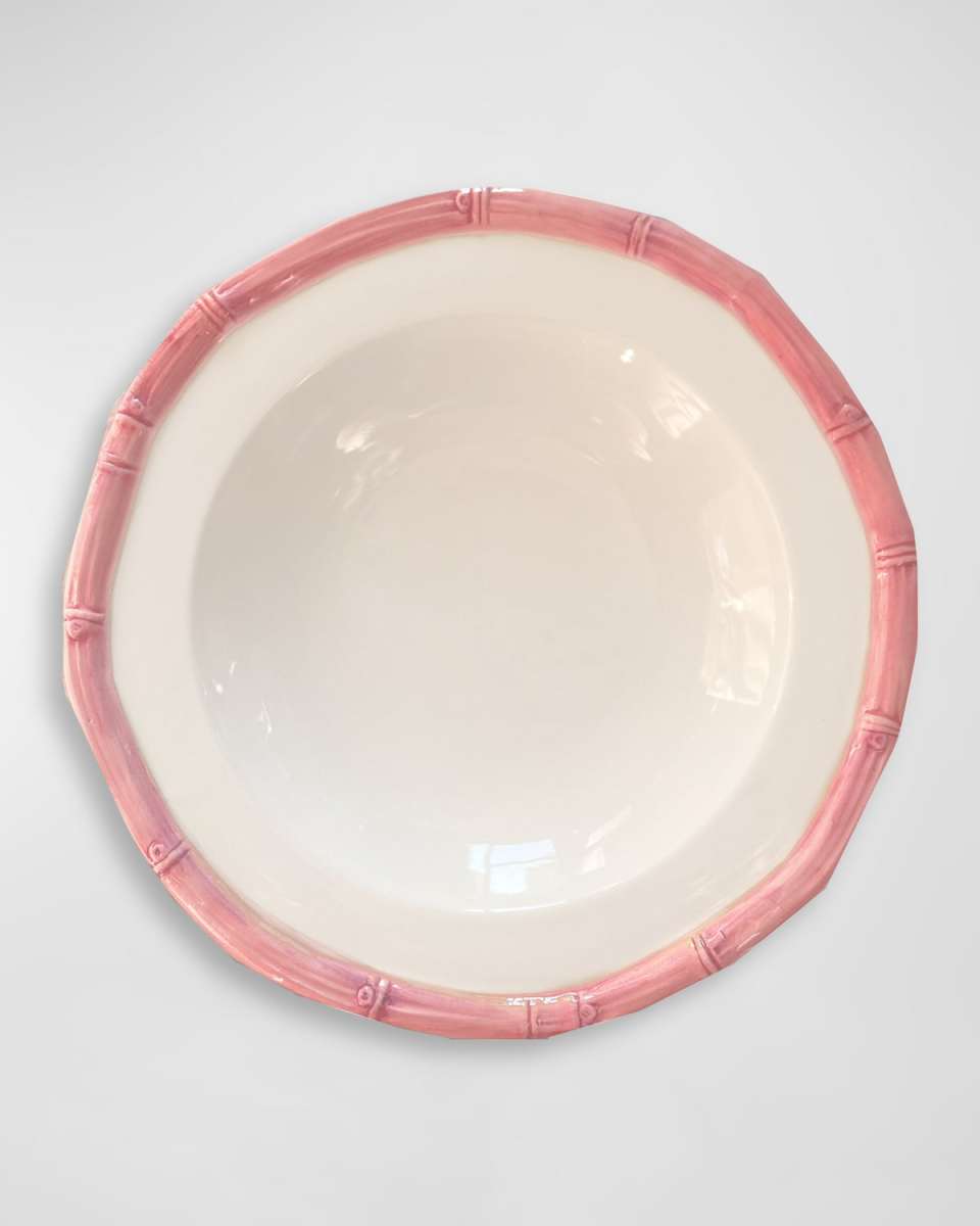 Bamboo Ceramic Bowl, Set of 4