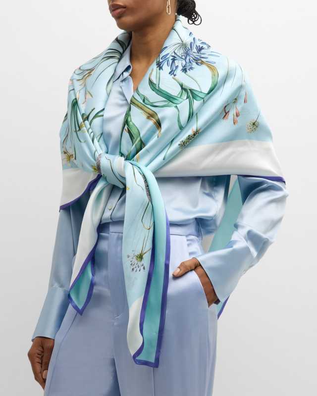 Vivienne Double-Sided Silk Scarf