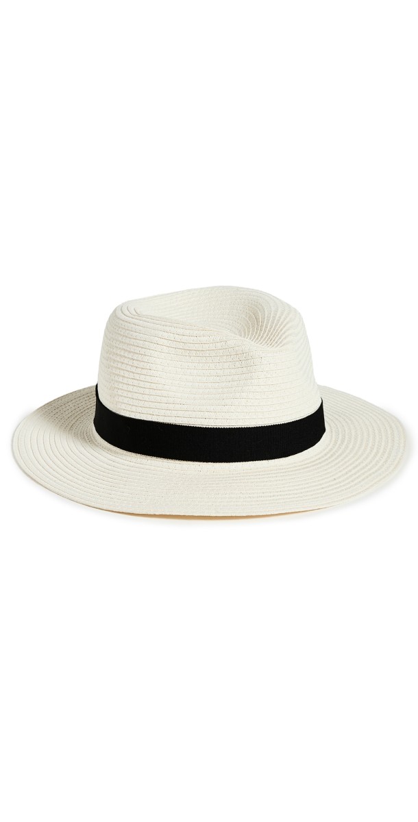 Madewell Packable Fedora Antique Cream