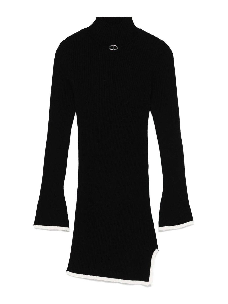 Twinset Robe Au Genou - Noir