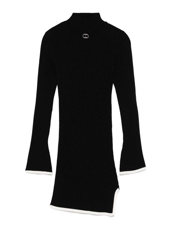 Twinset Robe Au Genou - Noir