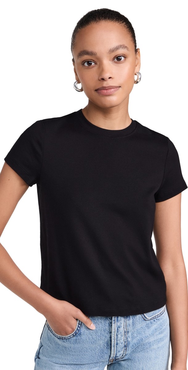 AG Sadie Crew Tee True Black
