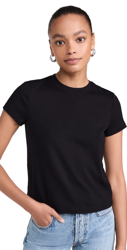 AG Sadie Crew Tee True Black