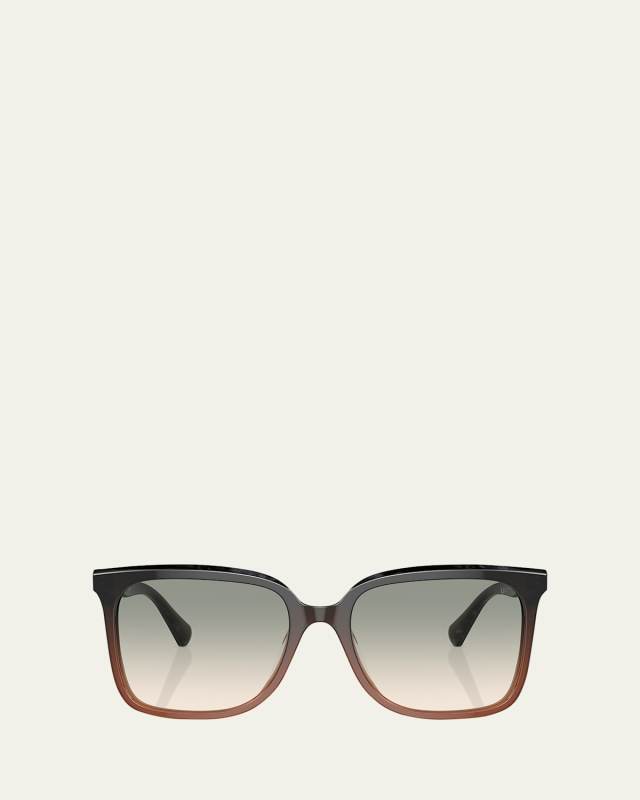 Gradient Acetate Square Sunglasses