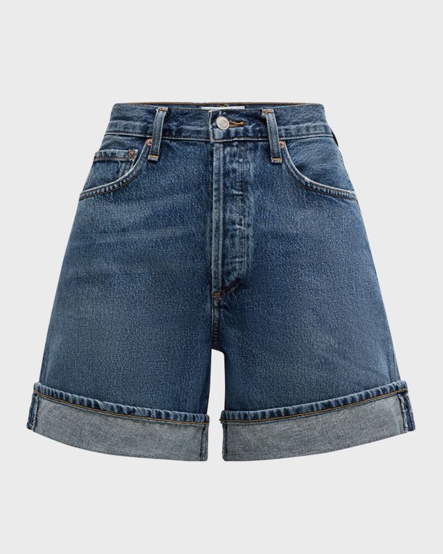 Dame Cuffed Denim Shorts