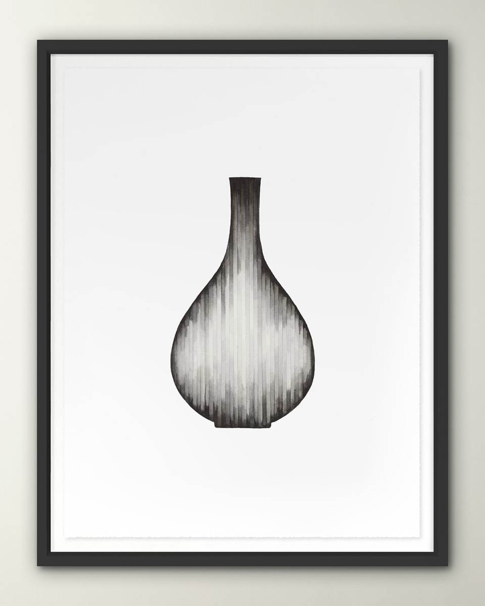 Gradient Curves 3' Digital Print Wall Art by Natasha Marie