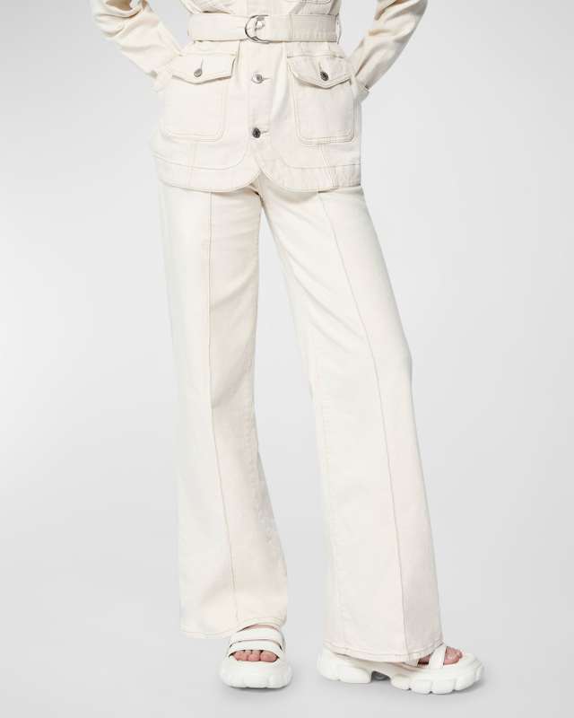 Miles Wide-Leg Denim Pants