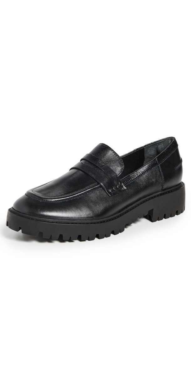 Schutz Christie Casual Loafers Black