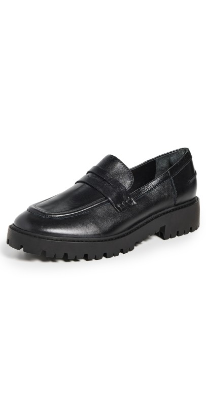 Schutz Christie Casual Loafers Black