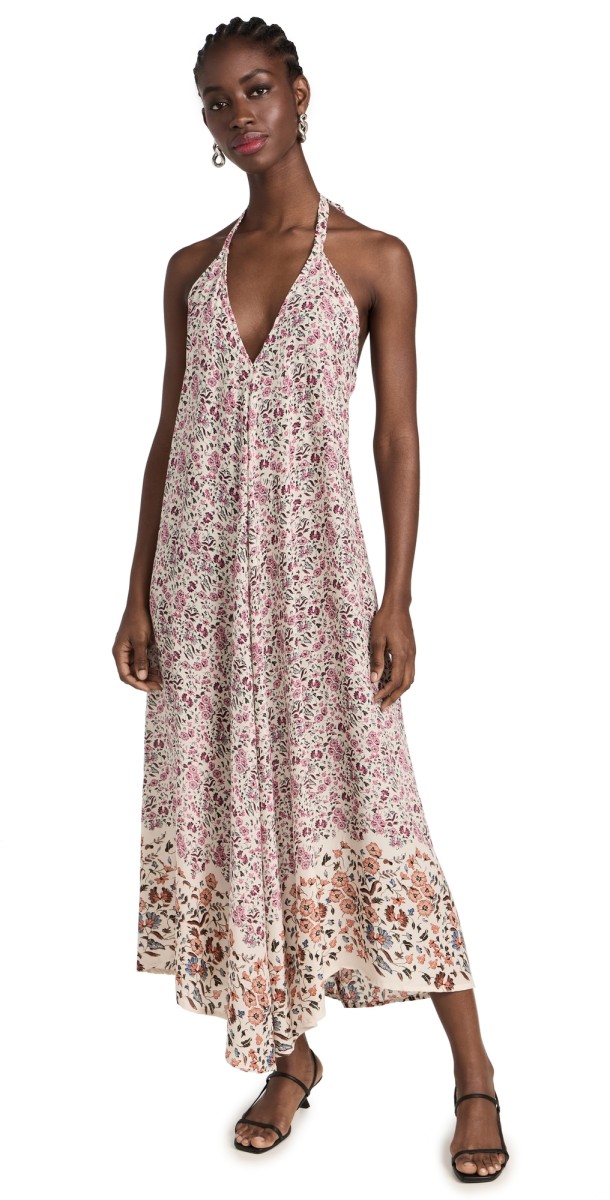 Natalie Martin Collection Lola Dress Petite Fleur Print Rose