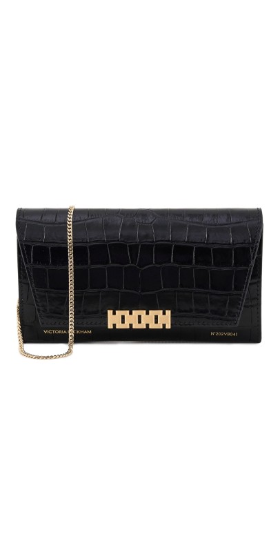Victoria Beckham Wallet On Chain Black