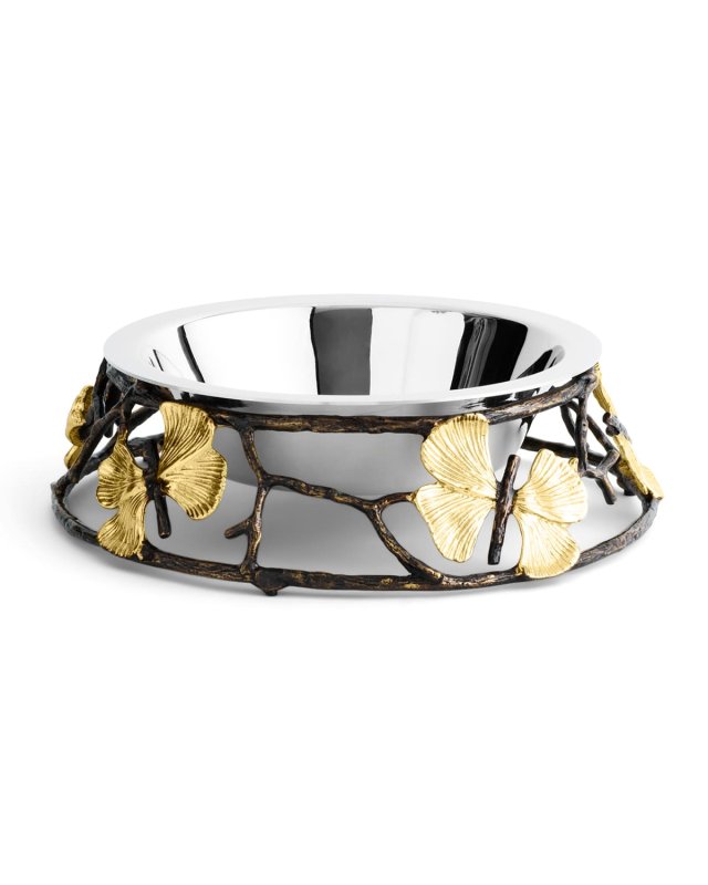 Butterfly Ginkgo Small Dog Bowl