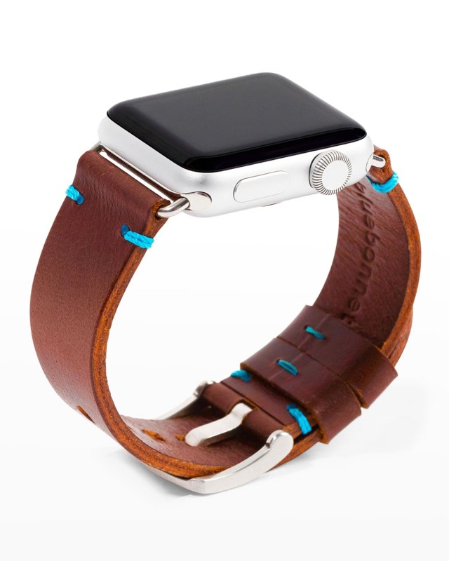 Italian Leather Apple Watch Band - 42,44,45mm