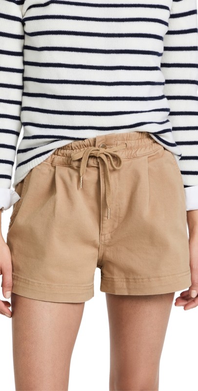 DL1961 Rylan Drawstring Shorts Khaki (Twill)