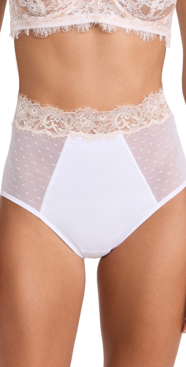 Skarlett Blue Entice High Waisted Briefs White