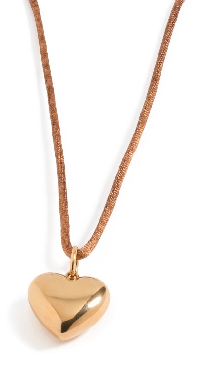 Anni Lu Heart On A String Necklace Gold