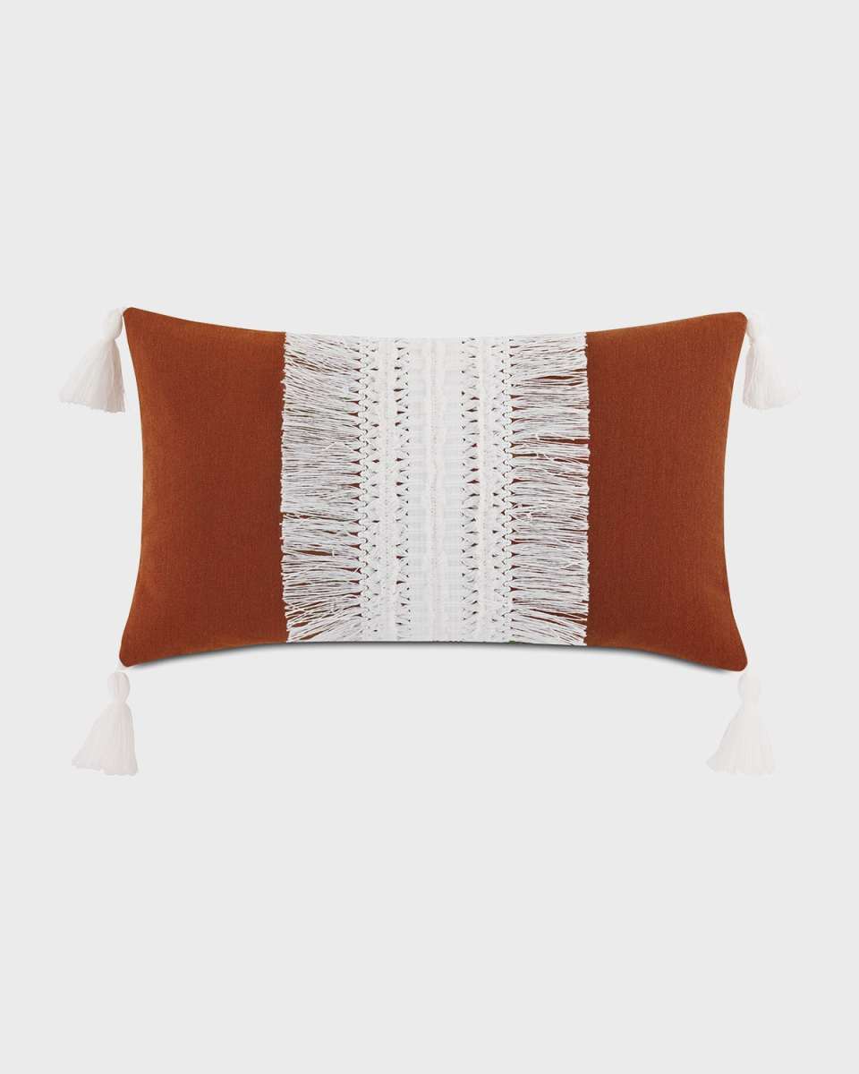 Palermo Tassel Decorative Pillow, 13" x 22"