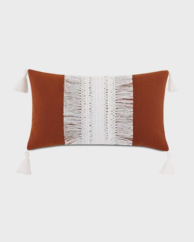 Palermo Tassel Decorative Pillow, 13" x 22"
