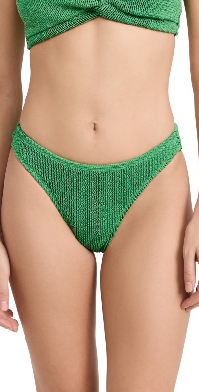 Good American Always Fits Sculpt Bikini Bottoms Summer Green002