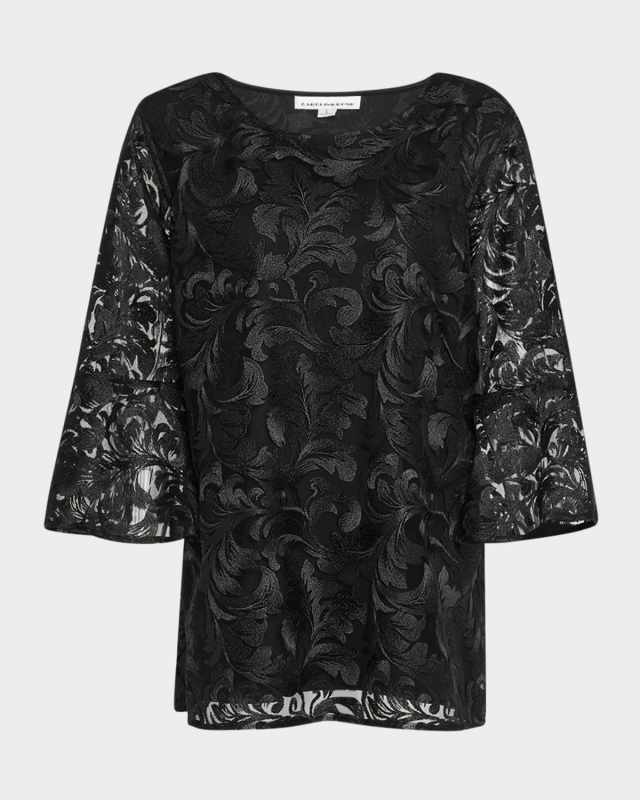 Plus Size Bella Soiree Lace Tunic