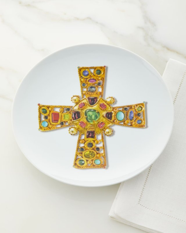 Love Who You Want Lacroix Byzantine Plate