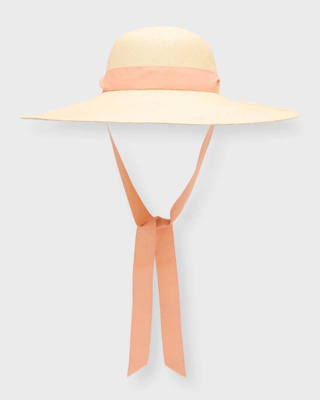 Lady Ibiza Straw Large-Brim Hat