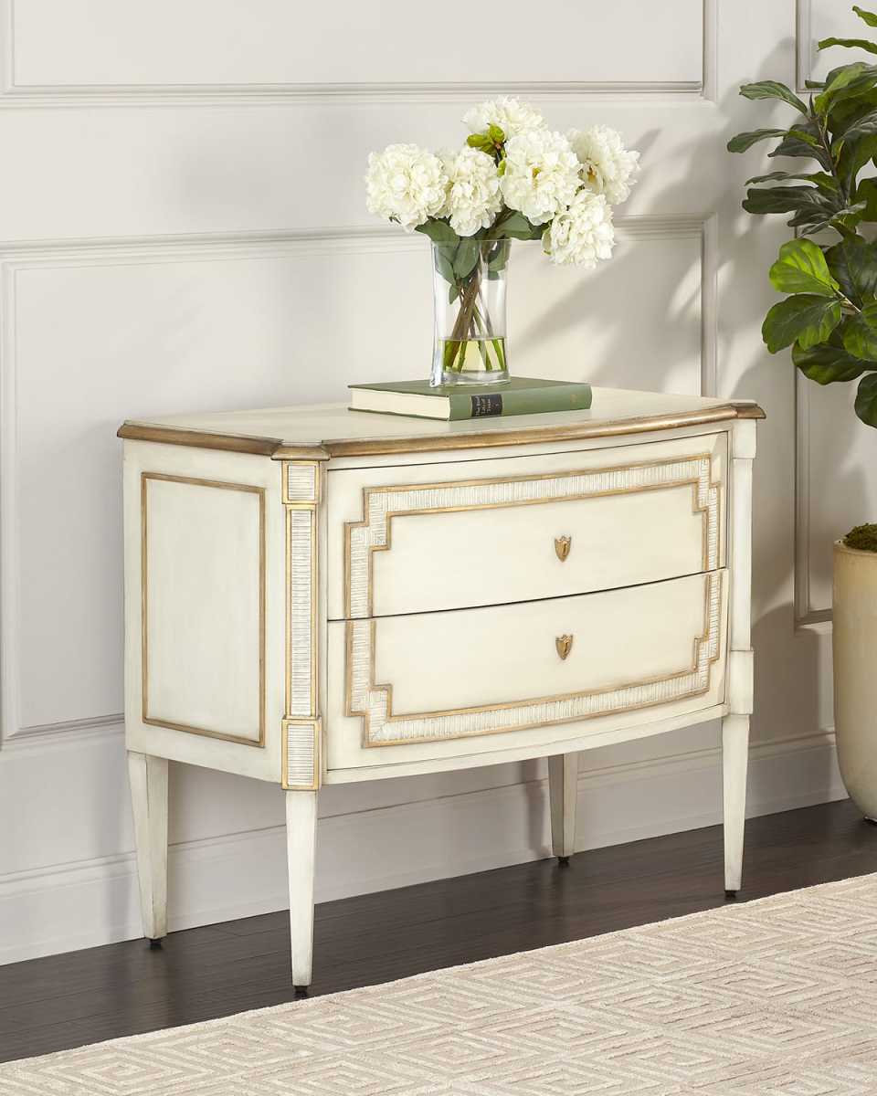 Corsini Nightstand with Push-Open Drawers