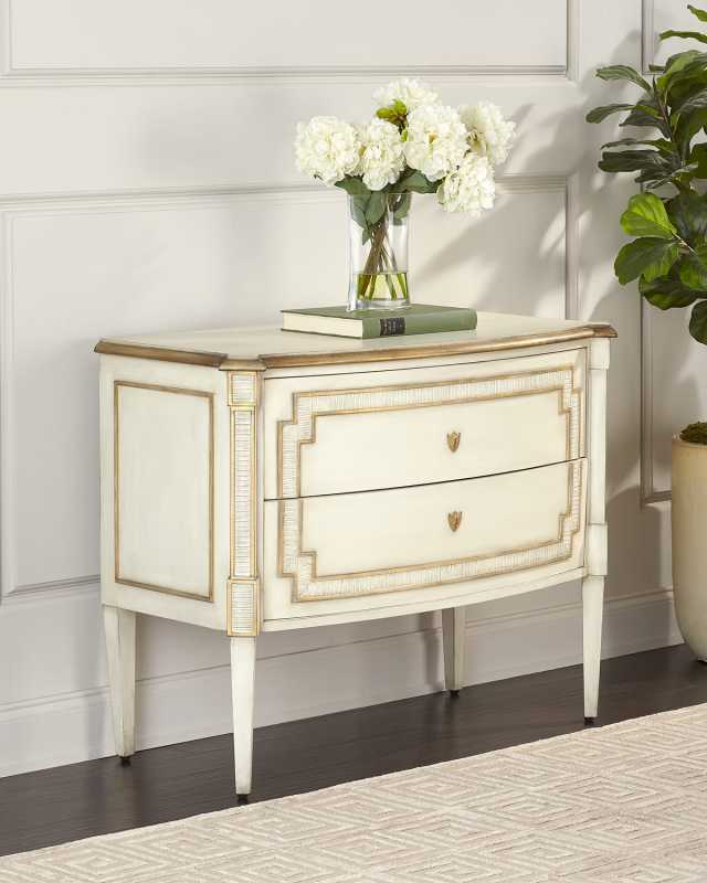 Corsini Nightstand with Push-Open Drawers