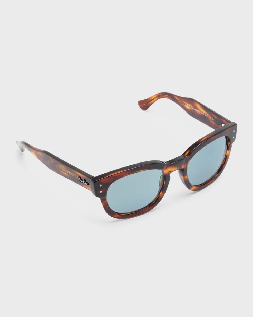 Mega Hawkeye Plastic Square Sunglasses, 53MM