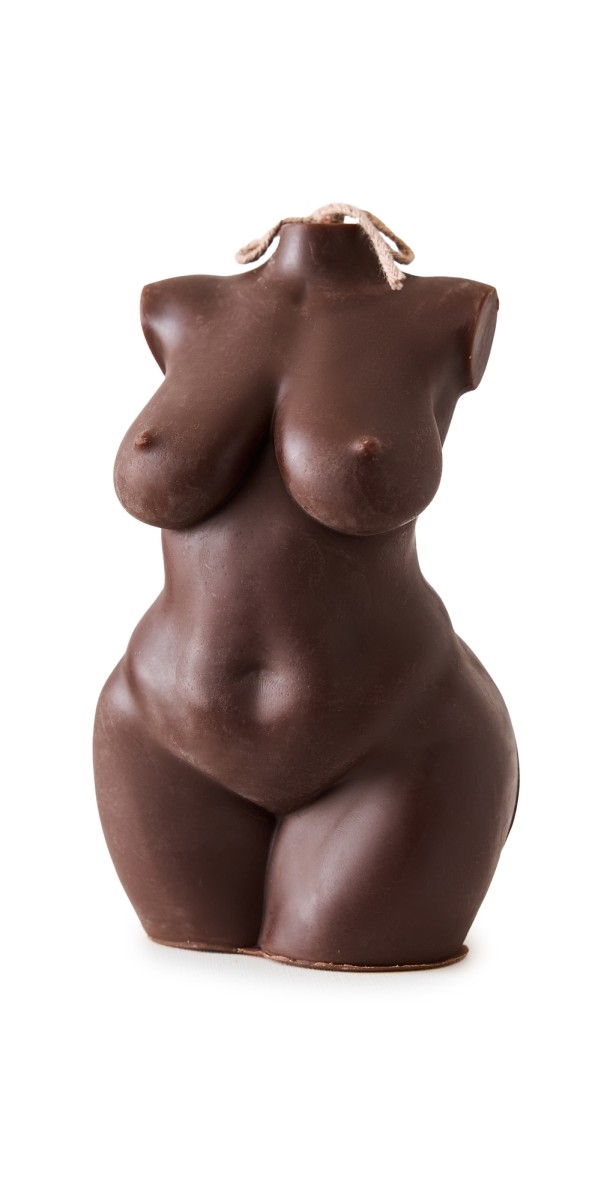 Éluwa Studio Namise Medium Candle Brown