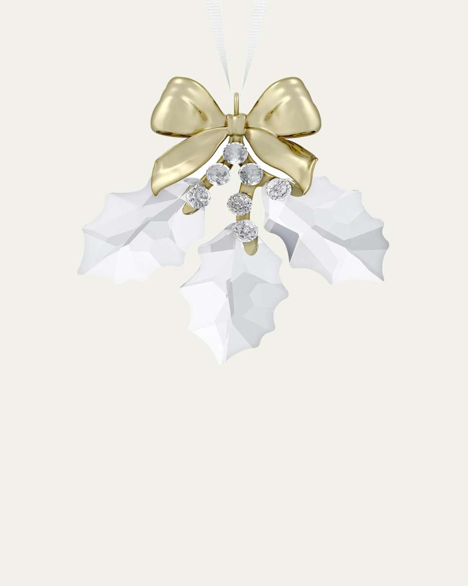Holiday Magic Holly Leaves Christmas Ornament