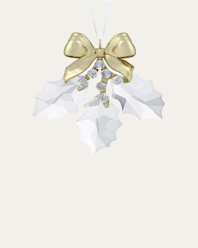 Holiday Magic Holly Leaves Christmas Ornament