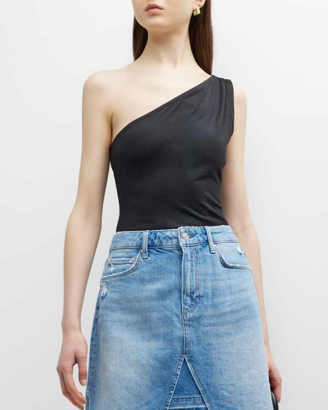 Saveria One-Shoulder Bodysuit