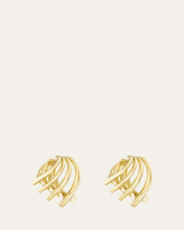 Oera Fairmined 18K Gold Multi-Orb Earrings