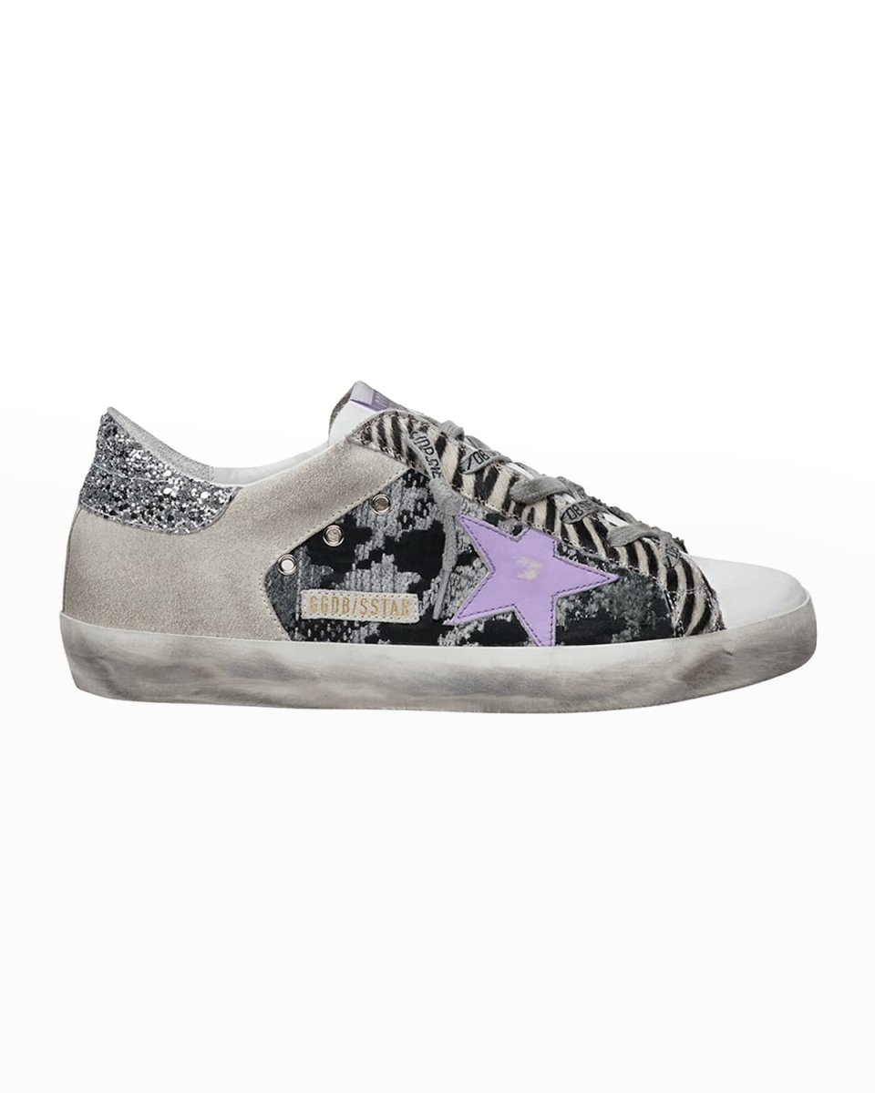 Superstar Animal-Print Court Sneakers