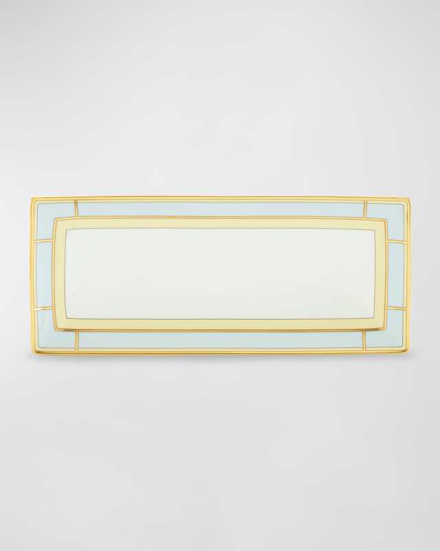 Diva Rectangular Platter, Celeste