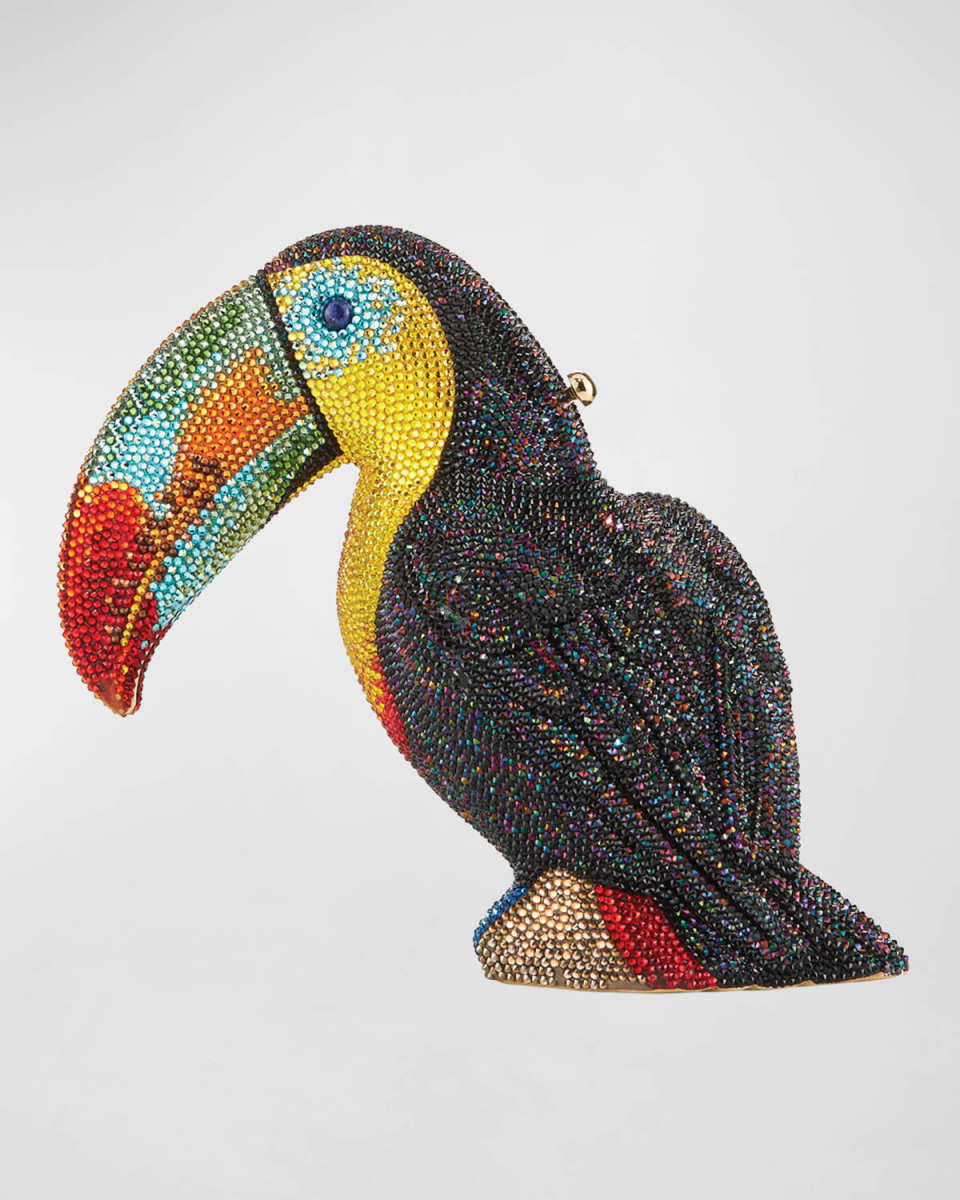 Toucan Toco Crystal Clutch Bag