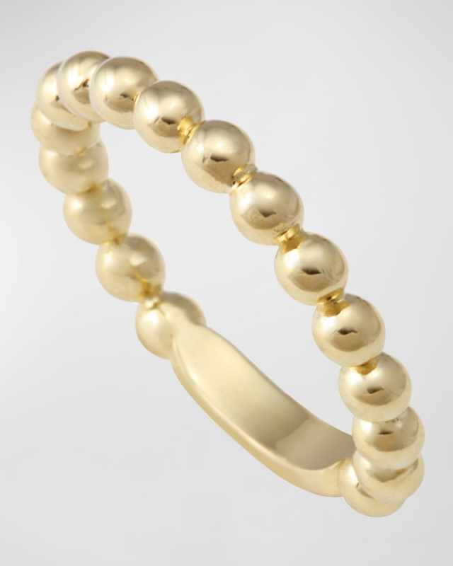 18K Gold Stacking Ring, Size 7
