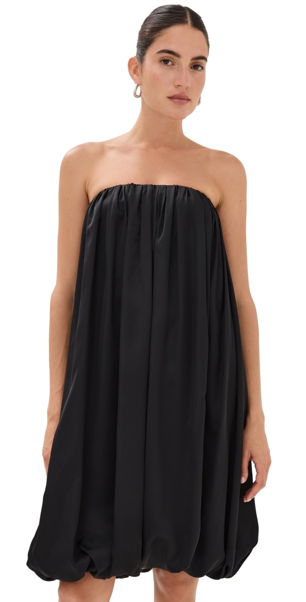 MM6 Maison Margiela Strapless Dress Black