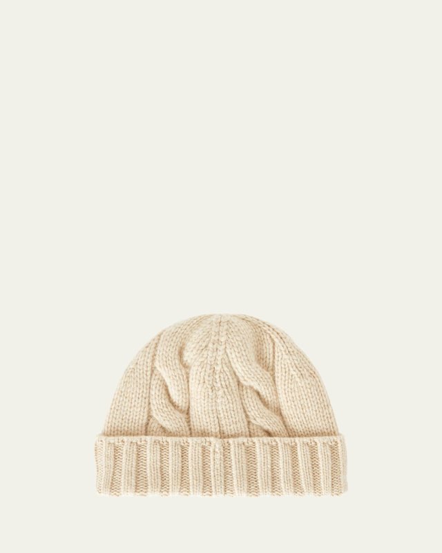 Cashmere Cable Knit Bean
