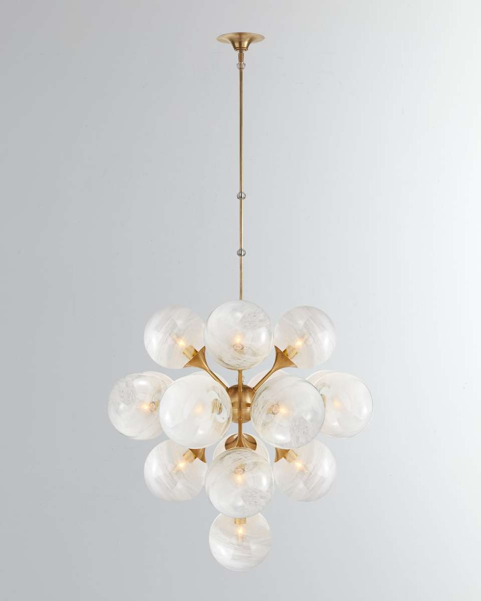 Cristol Large Tiered Chandelier By AERIN