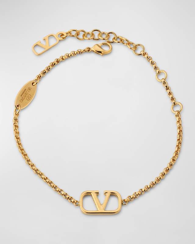V Logo Bracelet